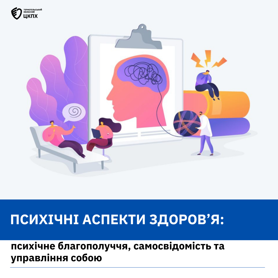 💁🏻‍♂️Психічні аспекти здоров'я: психічне благополуччя, самосвідомість та управління собою