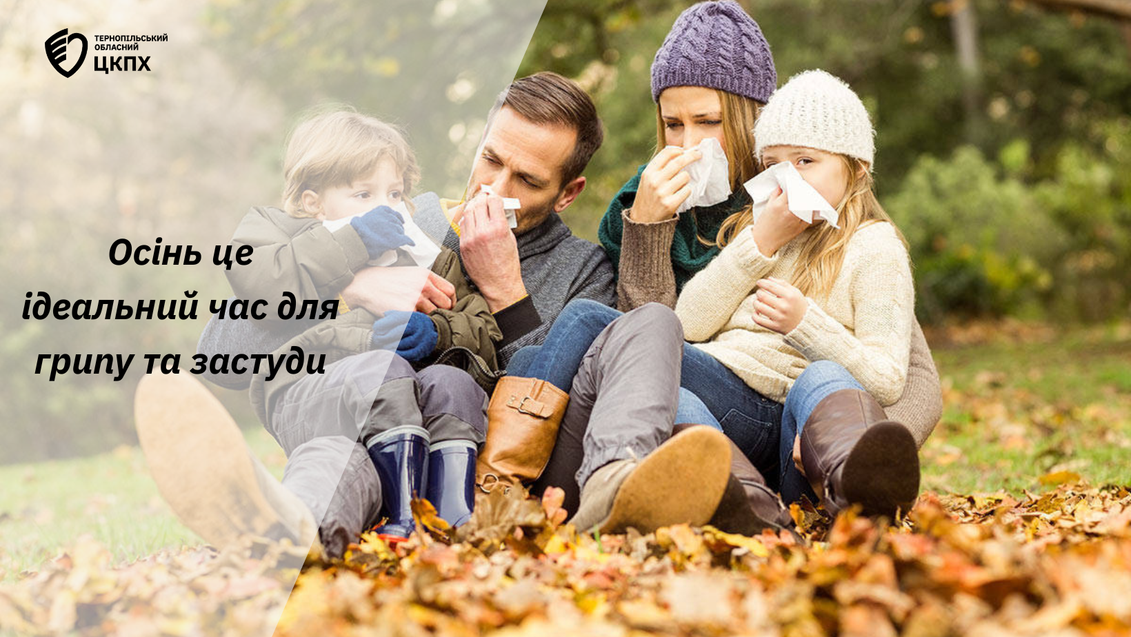 🍂 Осінь це ідеальний час для грипу та застуди