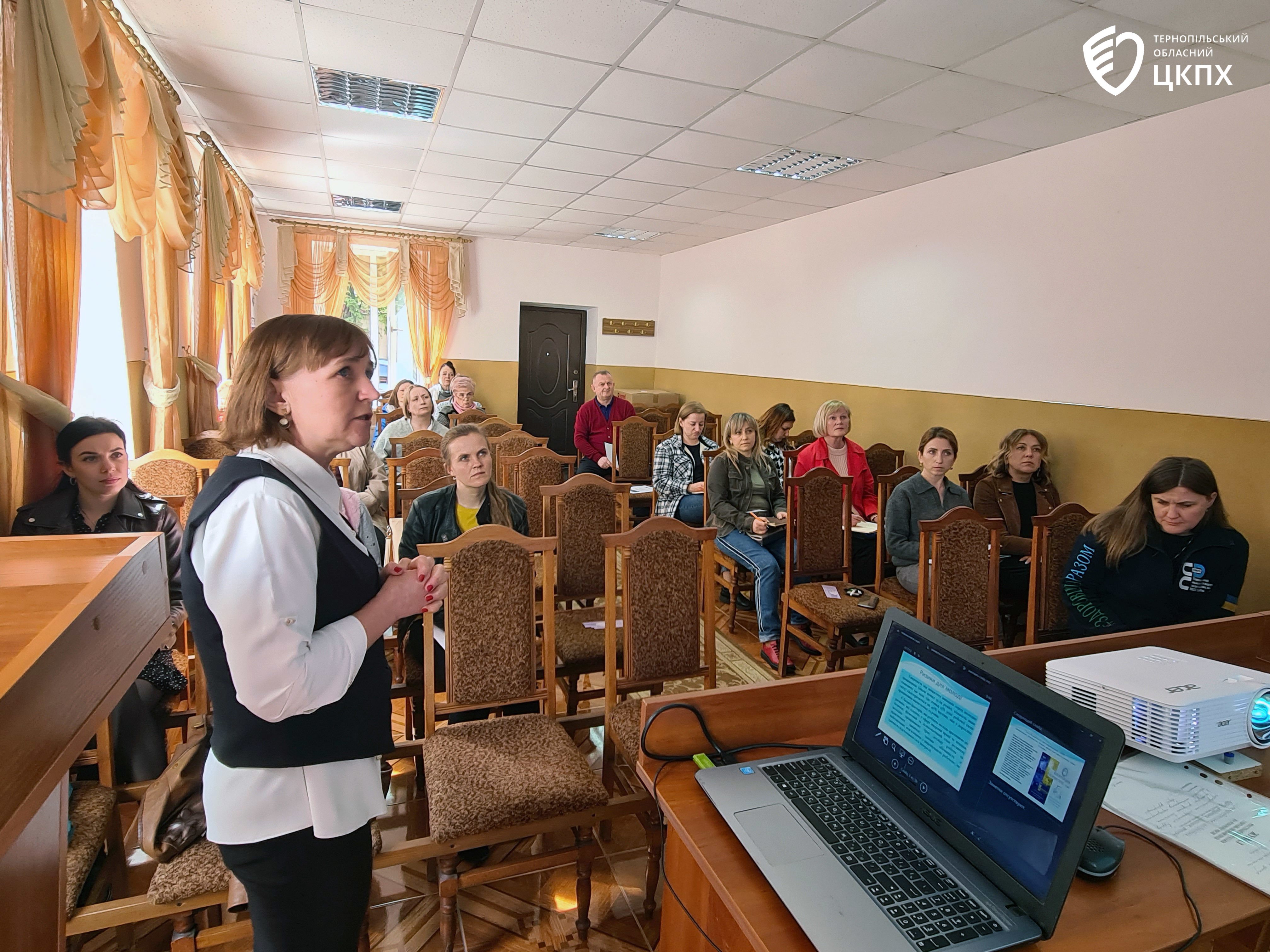 Фахівець Управління Держпраці у Тернопільській області провела превентивний захід з питань організації та охорони праці у ДУ «Тернопільський ОЦКПХ МОЗ»