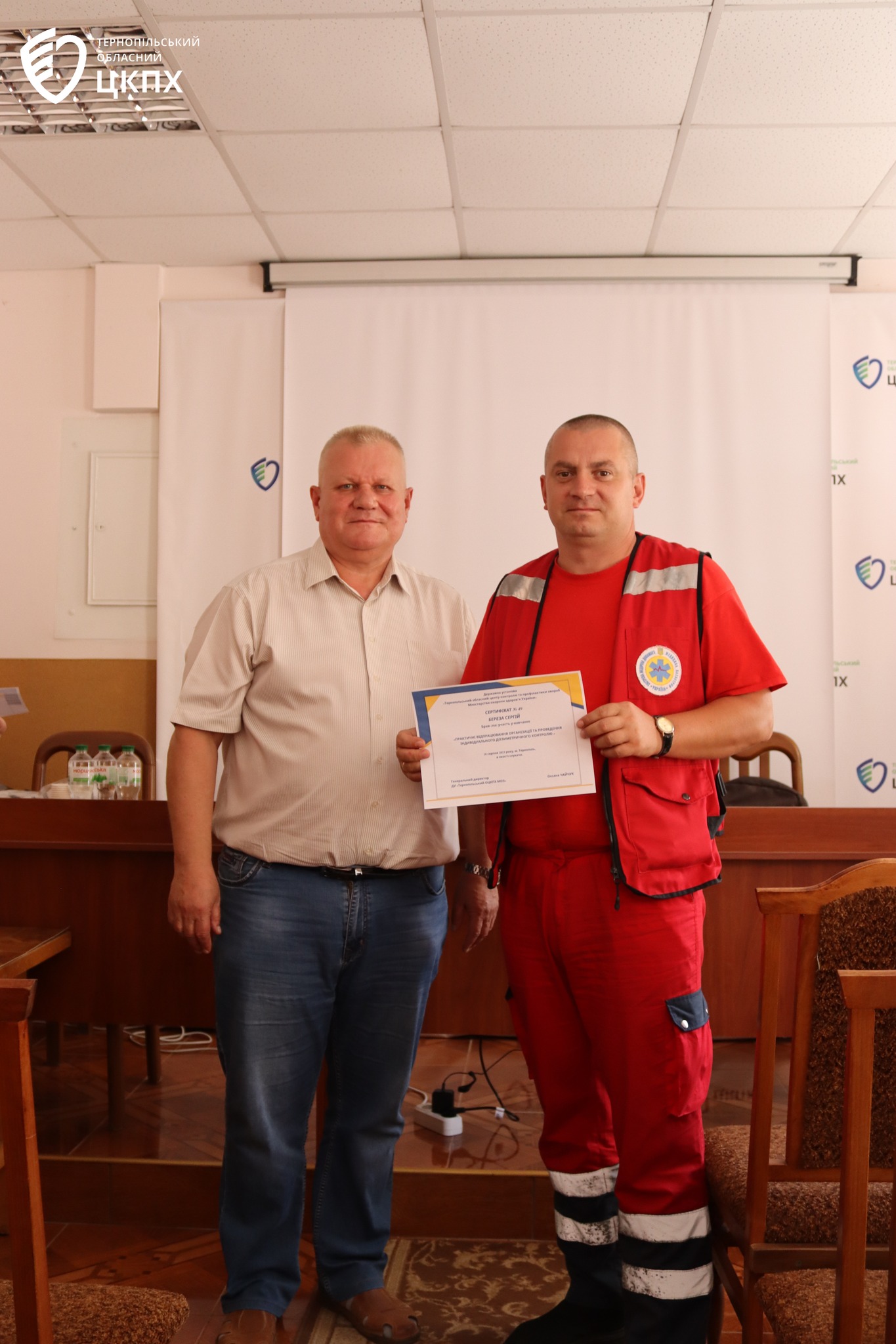 Тернопільський центр контролю та профілактики хвороб продовжує підготовку фахівців Центру екстреної медичної допомоги та медицини катастроф допомоги області в сфері реагування у разі загроз радіаційного характеру