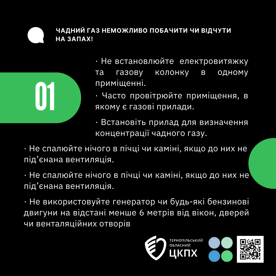 Як уберегтися від отруєння чадним газом? 