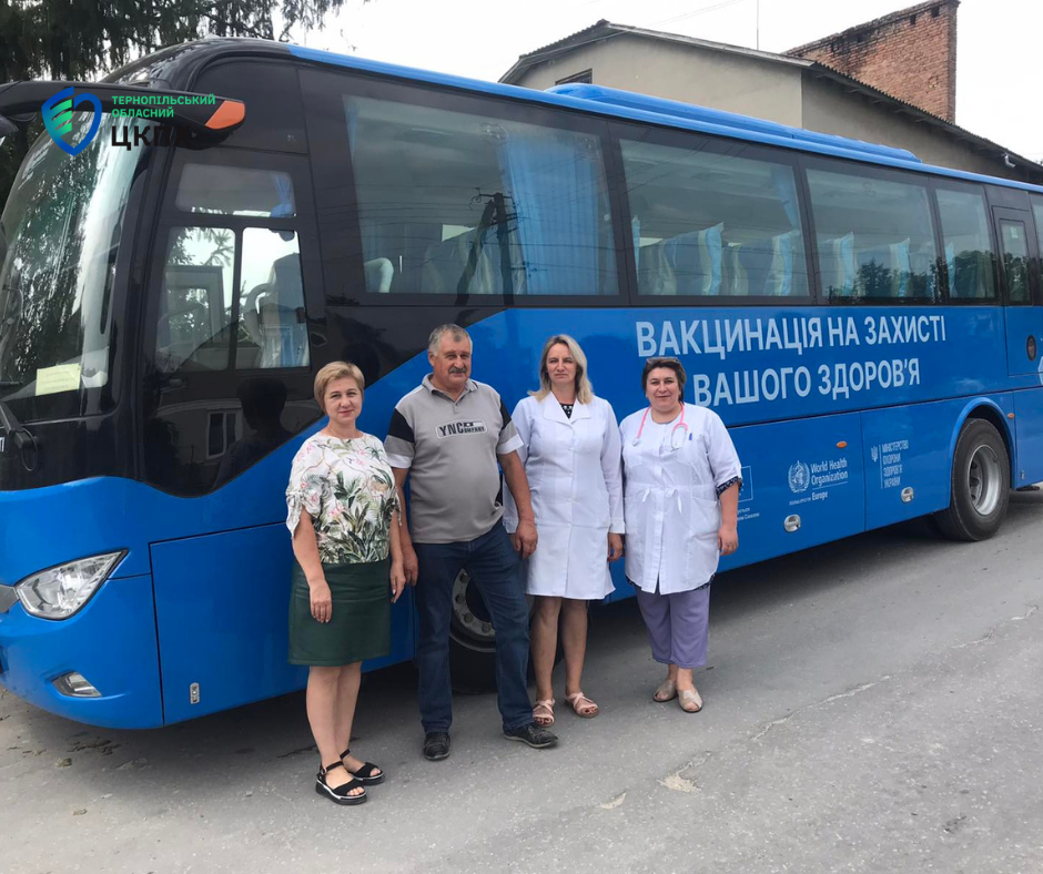 🚑Вакцинальний автобус продовжує курсувати територіальними громадами області