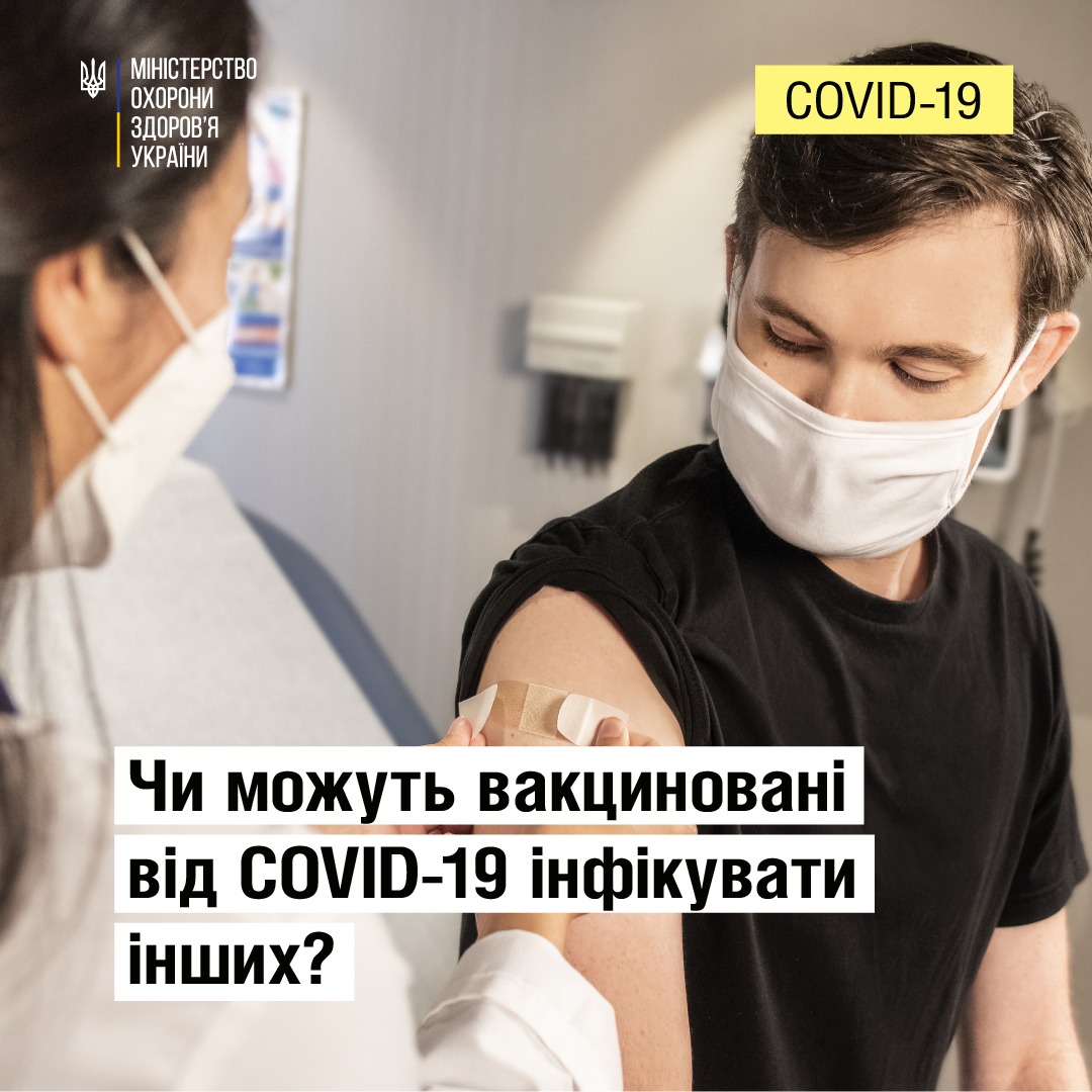 Чи можуть вакциновані від COVID-19 інфікувати інших?