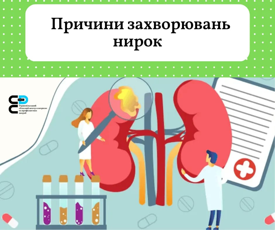 👨‍⚕️Причини захворювань нирок