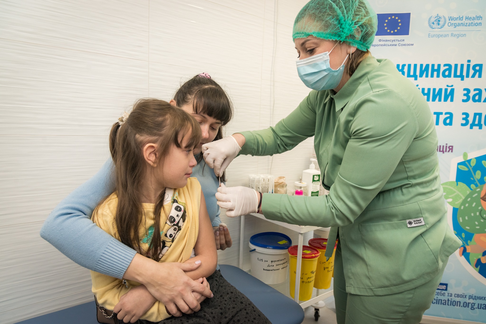 ВООЗ закликає українських батьків подбати про своєчасну вакцинацію дітей, особливо від кор