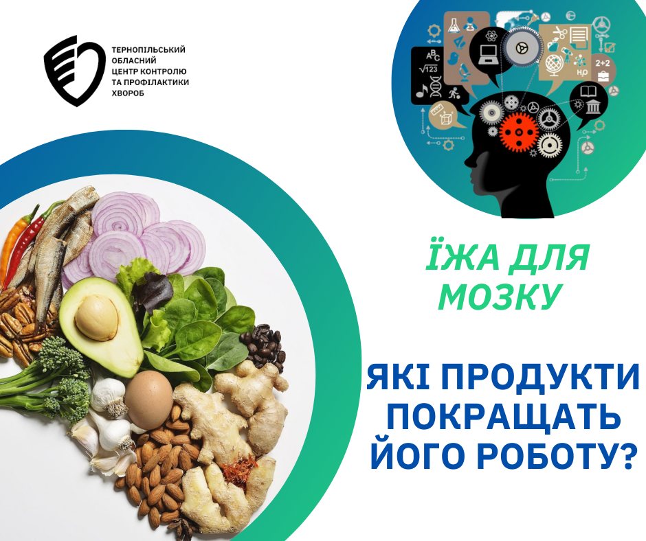 🥗 Їжа для мозку. 🤔 Які продукти покращать його роботу❓