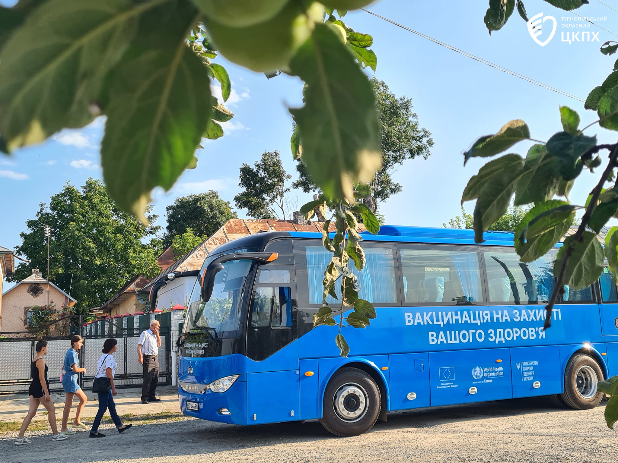 Вакцинальний автобус продовжив свою роботу в Тернопільському районі 