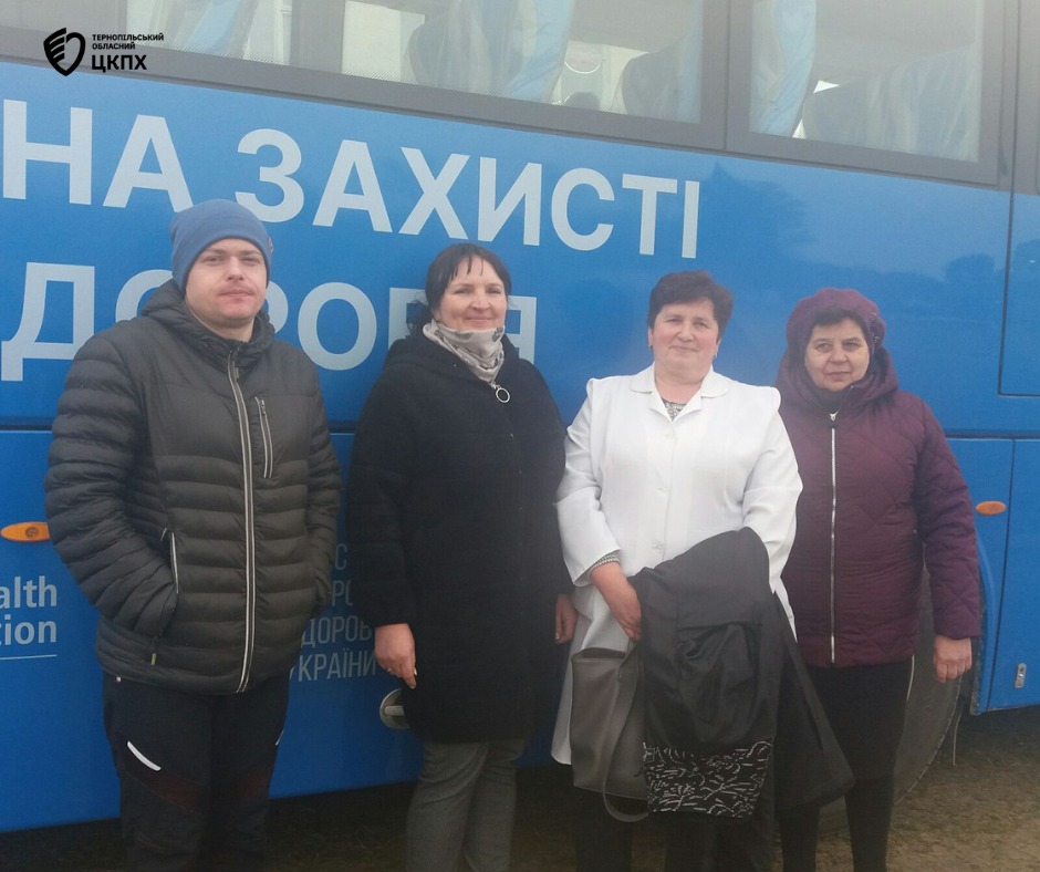 Вакцинальний автобус Кременецького міськрайонного центру ДУ «Тернопільський ОЦКПХ МОЗ» працював в Кременецькій ТГ