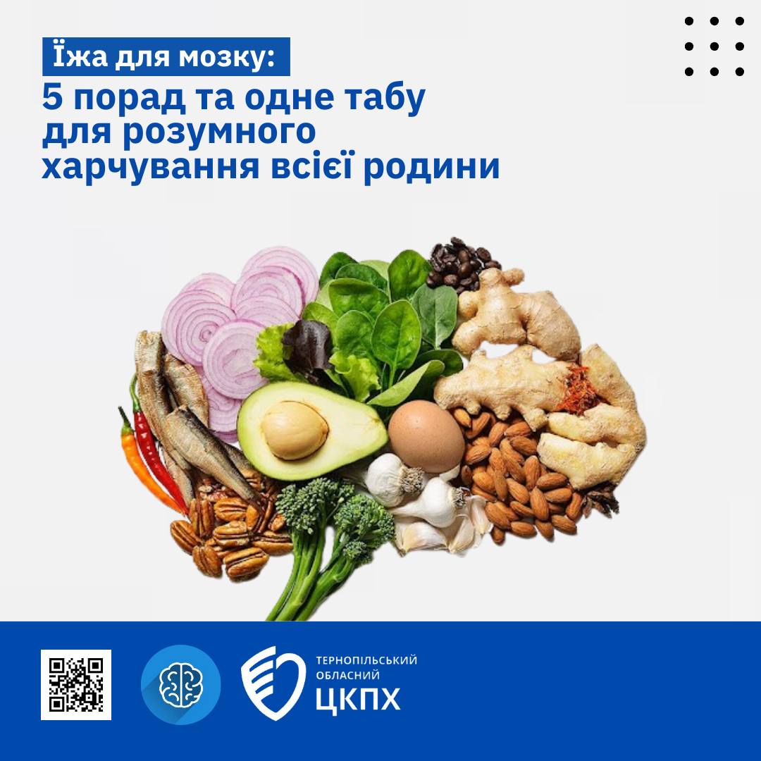 Їжа для мозку: 5 порад та одне табу для розумного харчування всієї родини 5 здорових харчових звичок