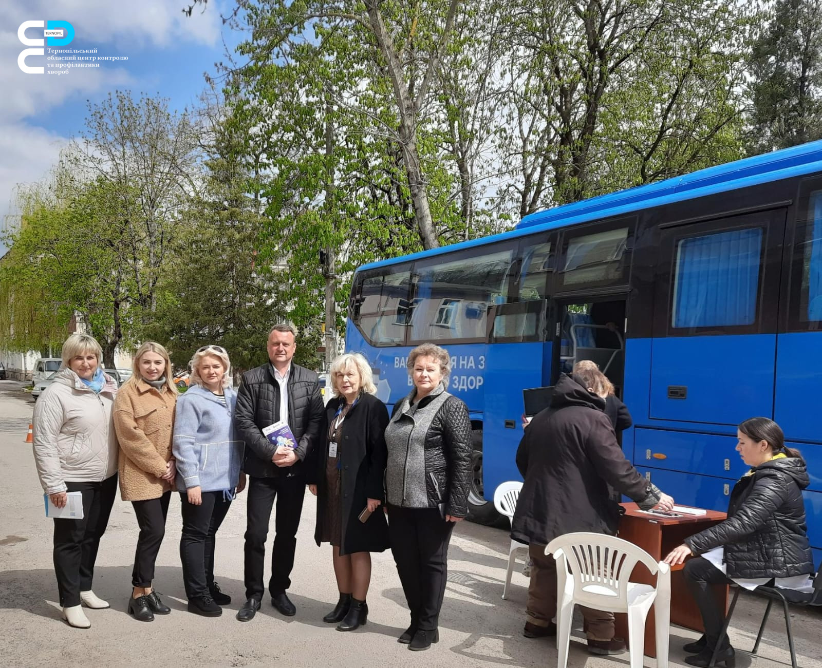 🛡 У Теребовлі працював вакцинальний автобус Центру контролю профілактики хвороб