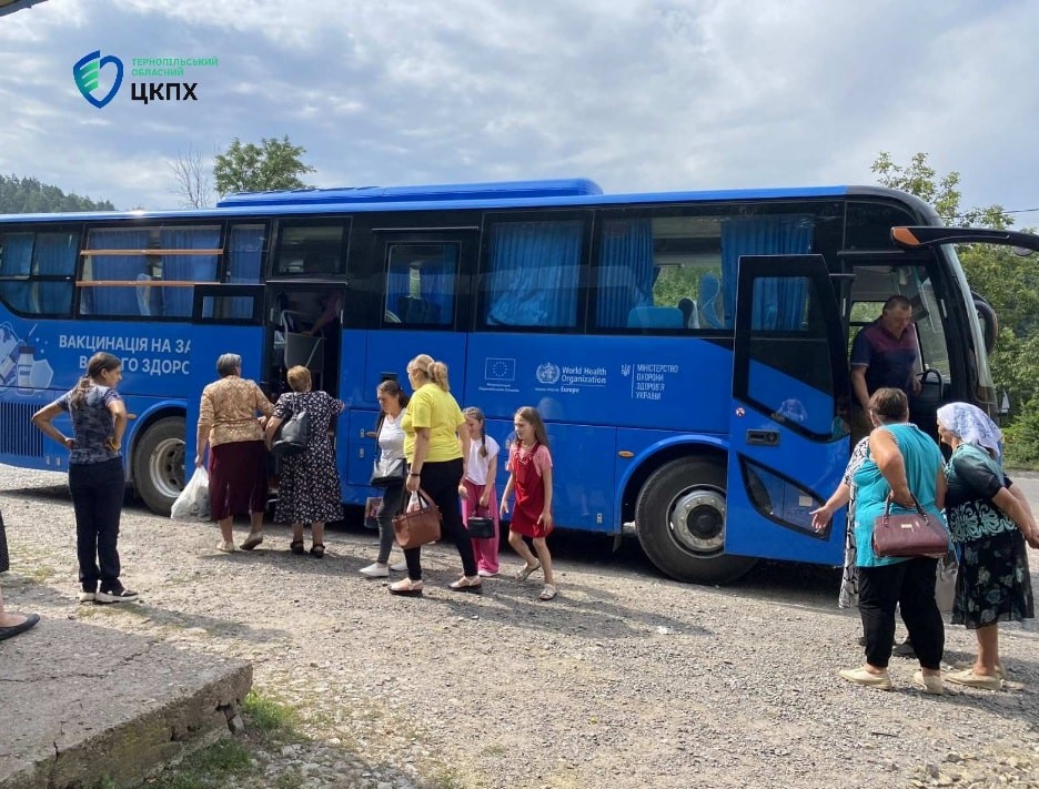 🚑Вакцинальний автобус продовжує курсувати територіальними громадами області