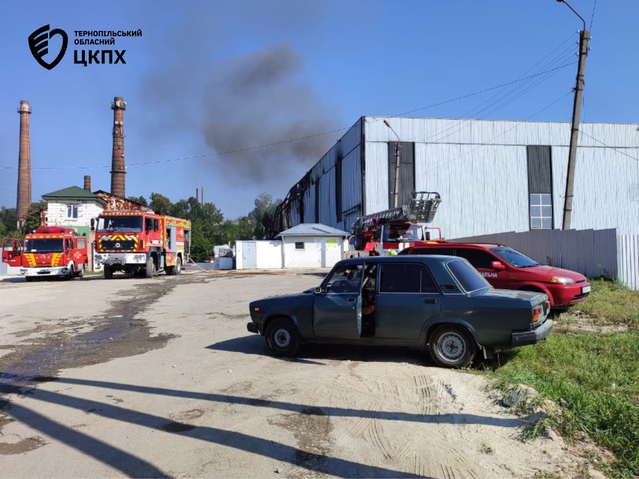 ❗️❗️❗️Сьогодні до ДУ «Тернопільський ОЦКПХ МОЗ» поступило термінове повідомлення щодо надзвичайної події (пожежа)