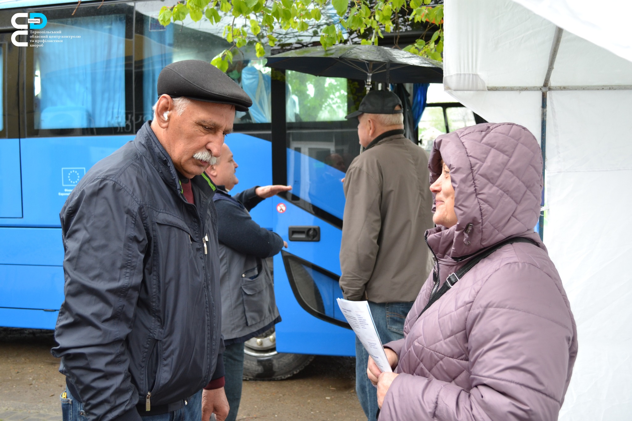 У Заліщиках працював вакцинальний автобус Центру контролю профілактики хвороб 